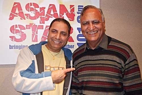 Paramjit Pammi Asian Star Radio Presenter & Rahi Bains.
