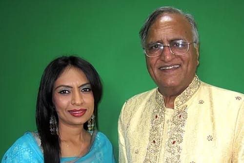 Roop Ghuman Nahil with Rahi Bains after a show on Venus TV